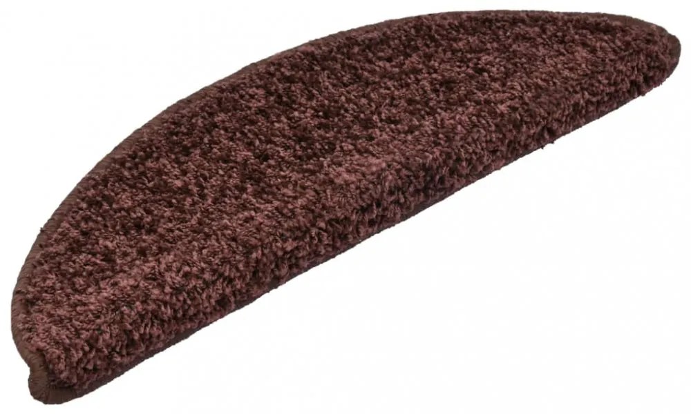 vidaXL 15 db barna lépcsőszőnyeg 56 x 17 x 3 cm