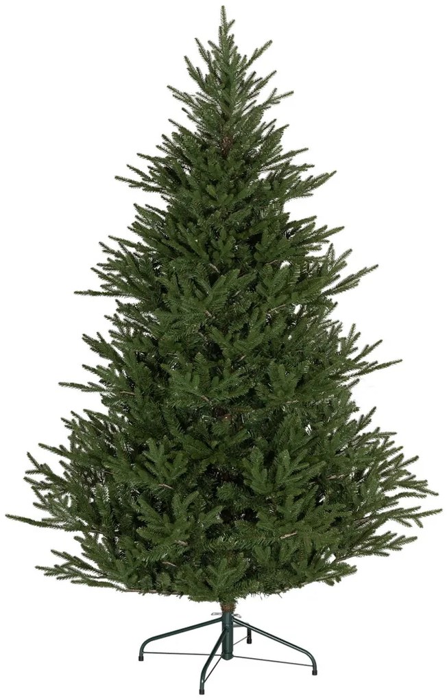 Műfenyő 180 cm magas, 2380 ággal, összecsukható fémállvánnyal