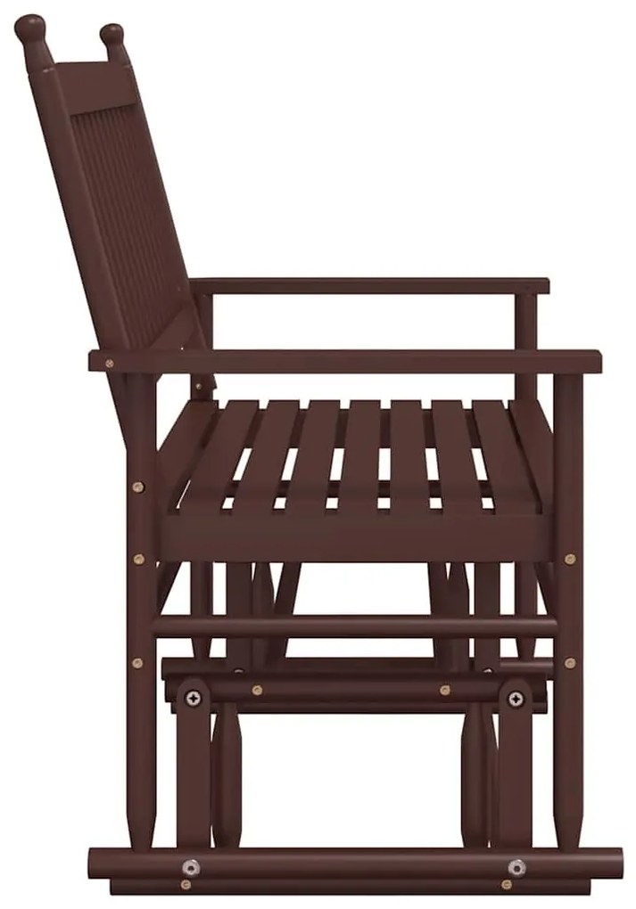 barna tömör nyárfa hintapad 118 x 70 x 104,5 cm