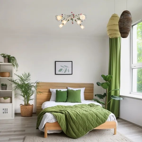 Brilagi - Felületre szerelhető csillár FLORA 6xE14/60W/230V