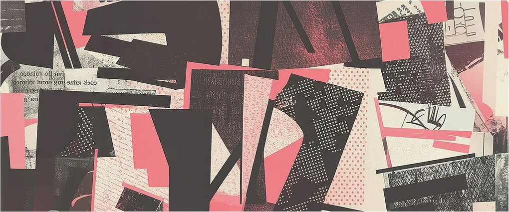 Fotótapéta Flizelin Dekoratív tapéta Geometrikus kollázs 250x104 Ragasztó