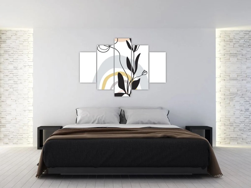 Kép - Virágok vázában N⁰1 (150x105 cm)