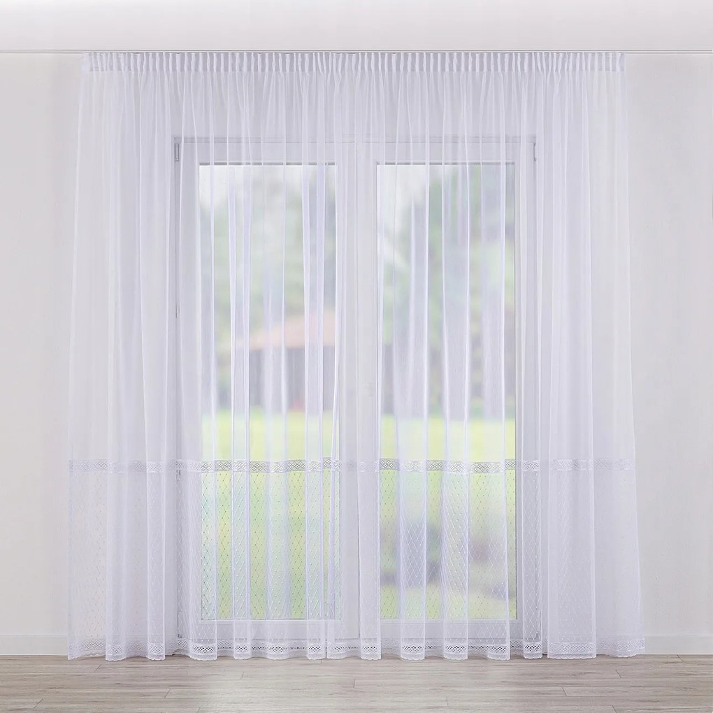 Kész Függöny szalag fátyol 140x260cm fehér