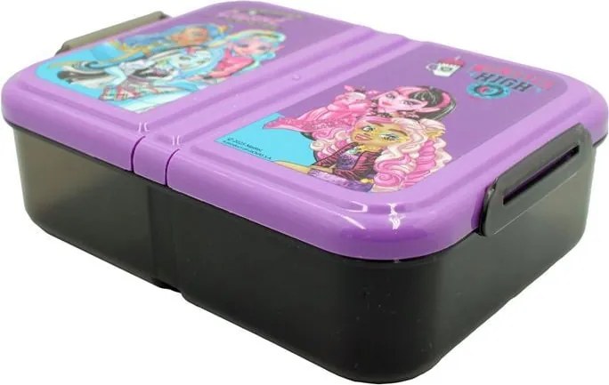 Monster High Clawsome több rekeszes uzsonnás doboz, szendvicsdoboz