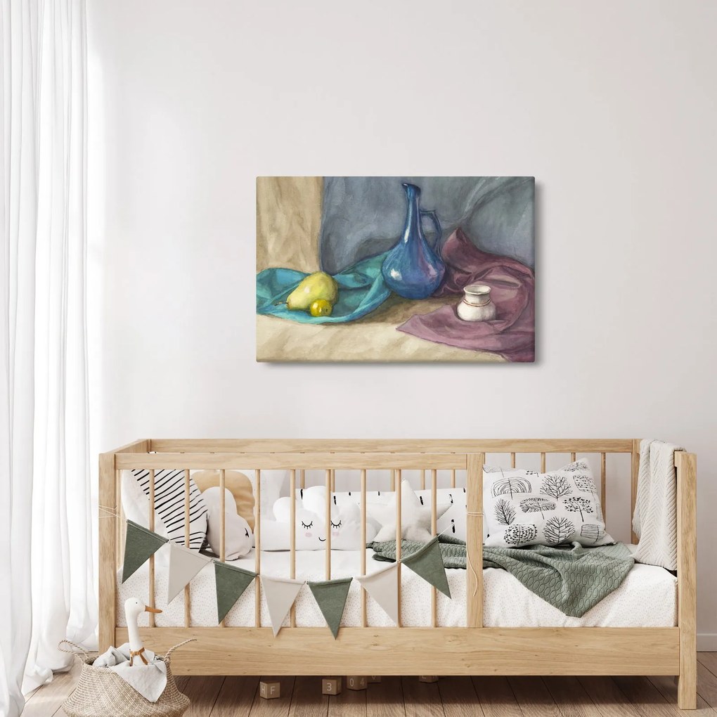 Kép - festett csendélet (90x60 cm)