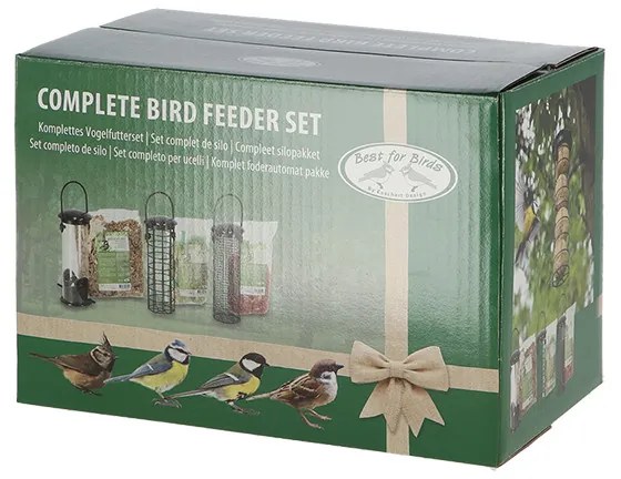 Teljes madáretető készlet madáreledellel, 3 db-os