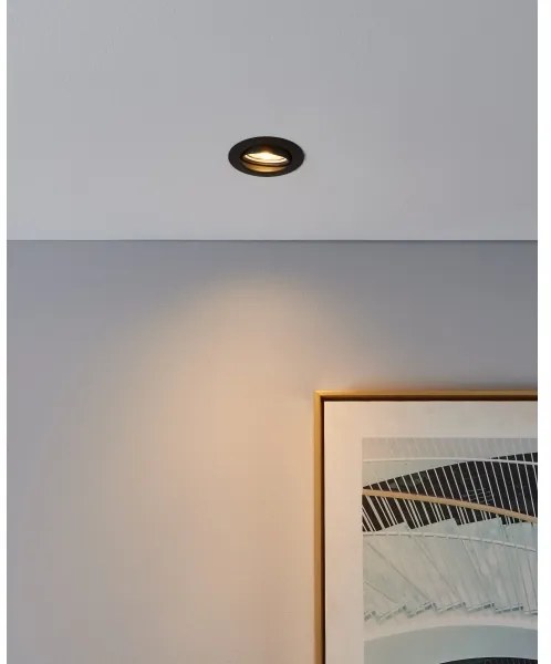 Eglo 901755 - KÉSZLET 3x LED Beépíthető lámpa FAVAZZINA 1xGU10/4W/230V fekete