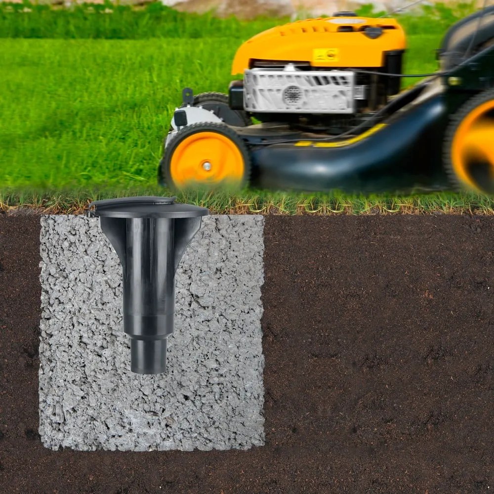 Ezüstszínű kerti ruhaszárító 60 m Lift-o-Matic Advance – Brabantia