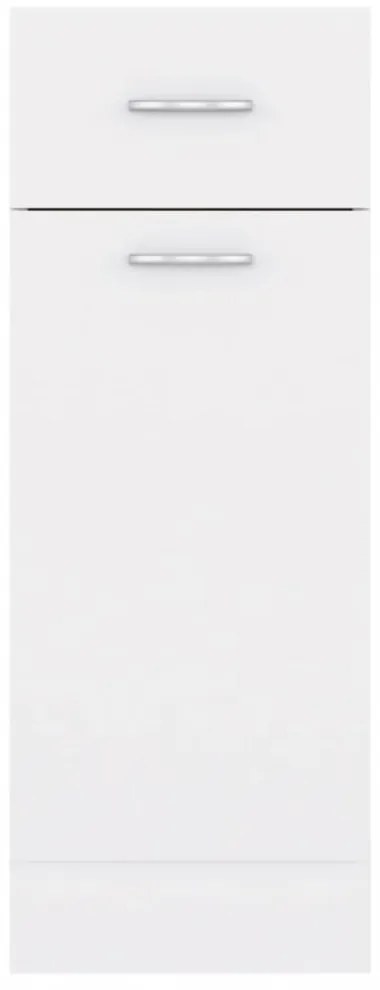 “Lyon” fehér szerelt fa fiókos alsószekrény 30 x 46 x 81,5 cm