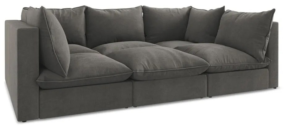 Sötétszürke kanapé 255 cm Manao – Makamii