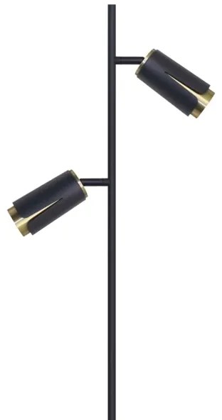 Állólámpa FLOWER 2xGU10/8W/230V fekete