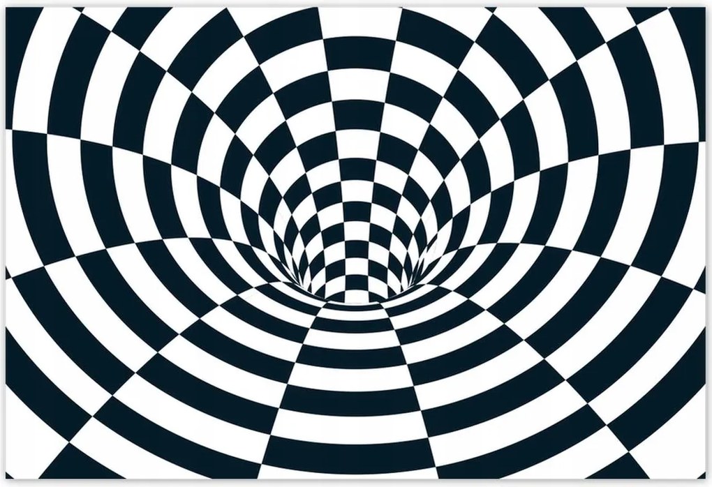 Poszterek 155x105 Absztrakt fekete-fehér