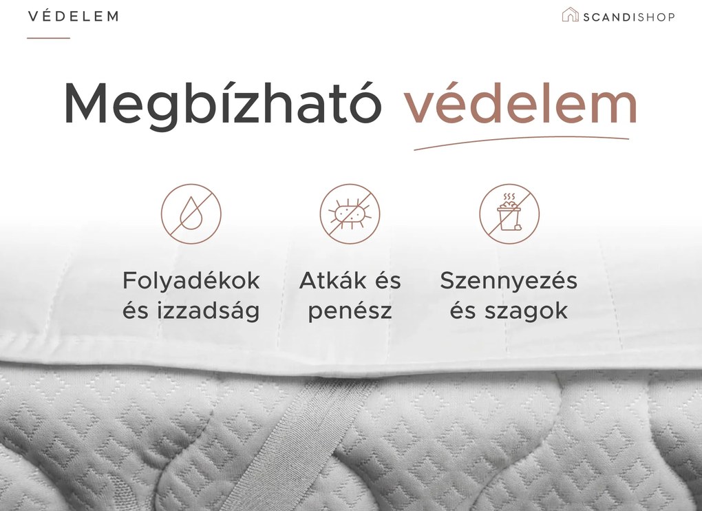 Steppelt vízhatlan matracvédő 120 x 200 cm