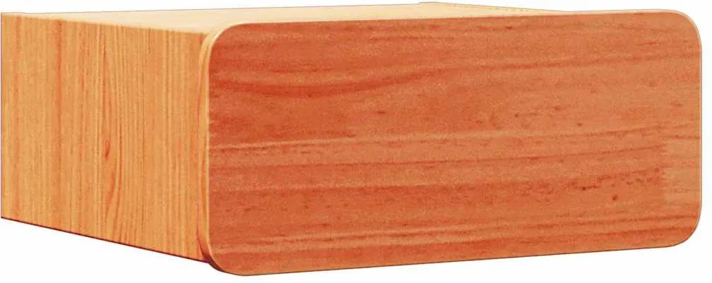 vidaXL Éjjeli asztal Faggyú barna 39 x 34 x 16,5 cm Tömör fenyőfa
