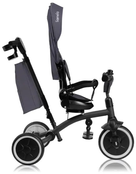 Lionelo - Gyerek tricikli TRIS PLUS Grey Stone