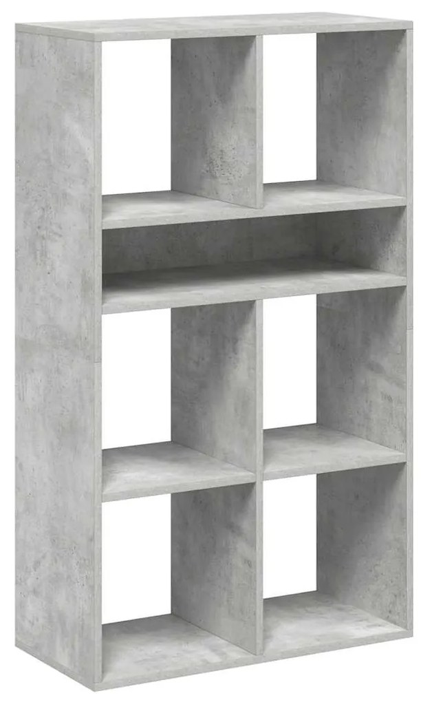 könyvszekrény betonszürke 66x31x112 cm szerelt fa