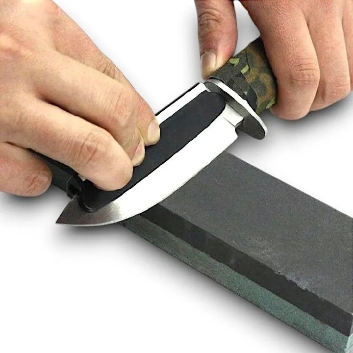 Késélező Kétoldalas Kő A Kasza Élezéséhez Acél Késélező