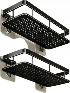 Shein Fürdőszobai Polc Fekete 1JG