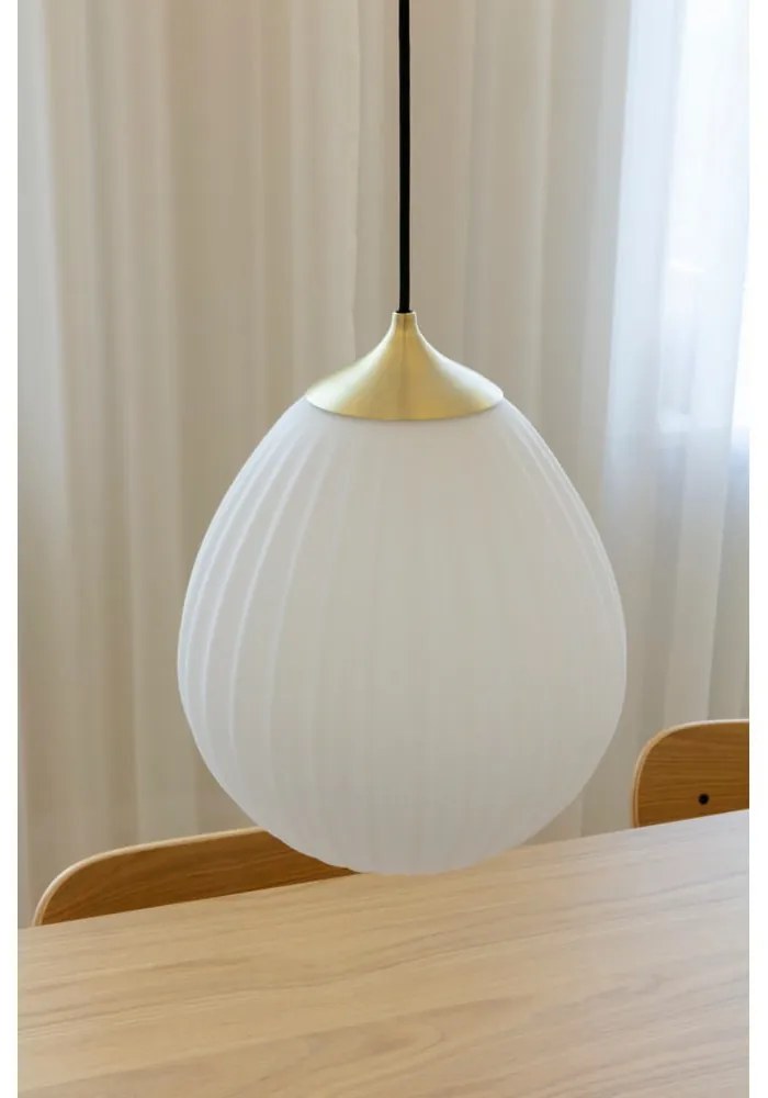 Fehér-aranyszínű lámpabúra ø 27 cm Around the World Medium – UMAGE