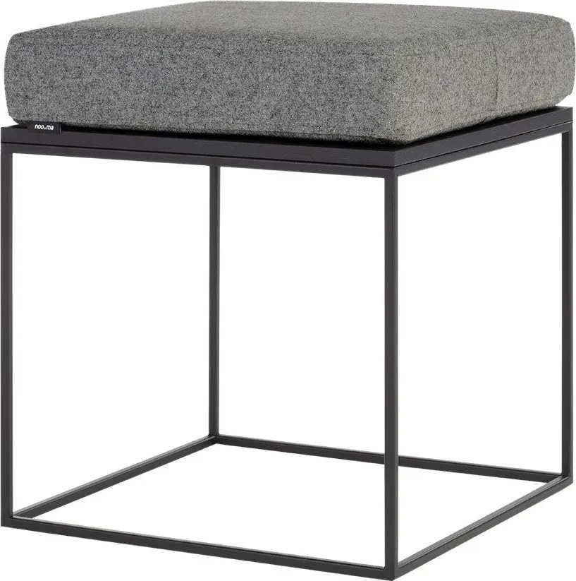 Szürke kárpitozott ülőke Feo – noo.ma