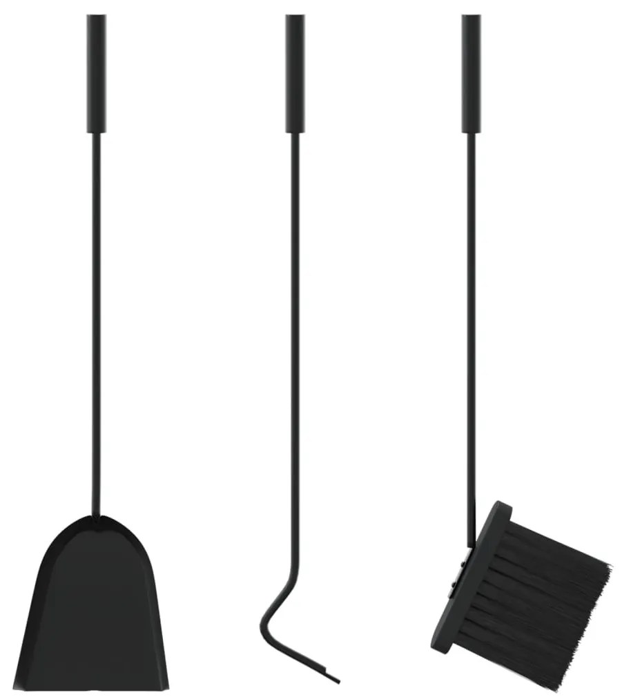 4 darabos kandallószerszám-készlet 22 x 59 cm acél