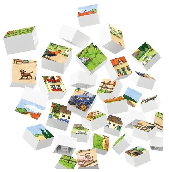 Élet a farmon puzzle gyerekekek - Hubelino