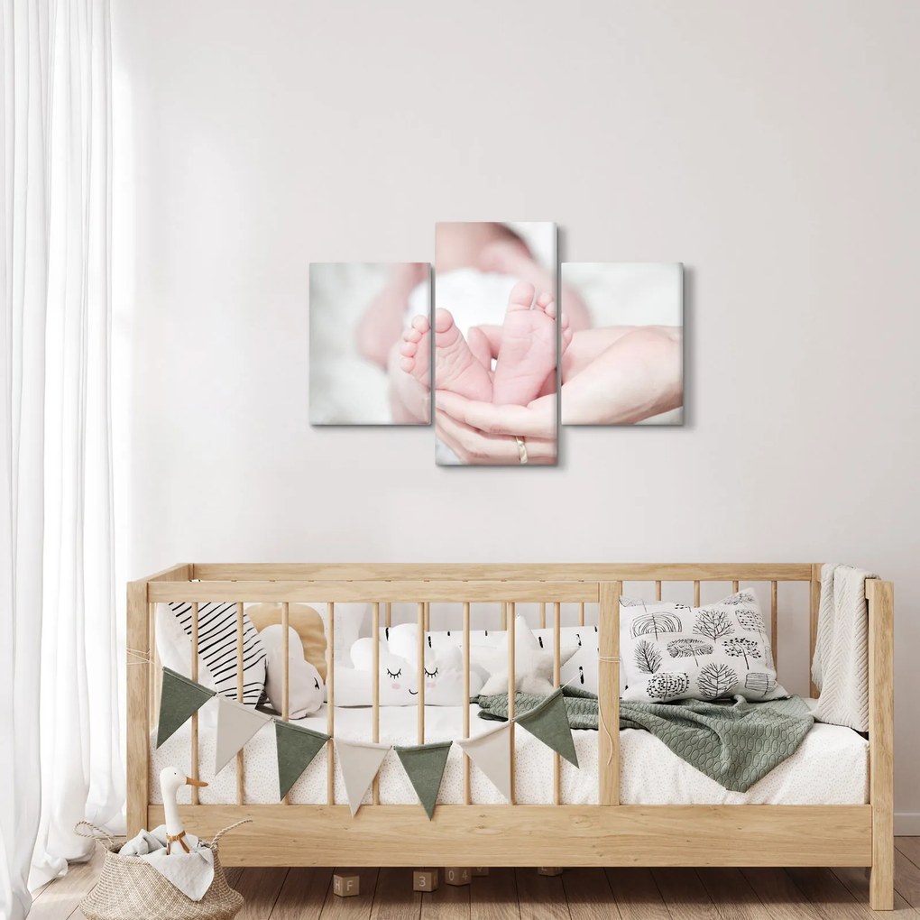 A baba lábának képe (90x60 cm)