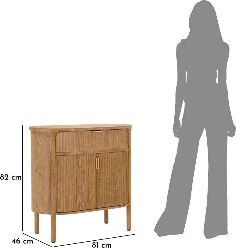 Natúr színű jegenyefenyő komód 81x82x46 cm Gothenburg – Mauro Ferretti