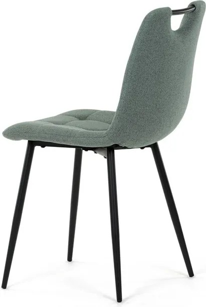 Étkezőszék, zöld, szövet, DCL-V2017 GRN2