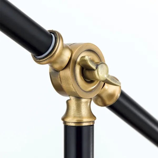 Orion LA 4-1222/1 - Asztali lámpa SCHILLER 1xE27/40W/230V fekete/bronz