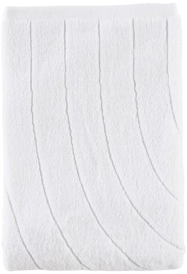 Fehér frottír pamut fürdőlepedő 70x140 cm Time – Zone