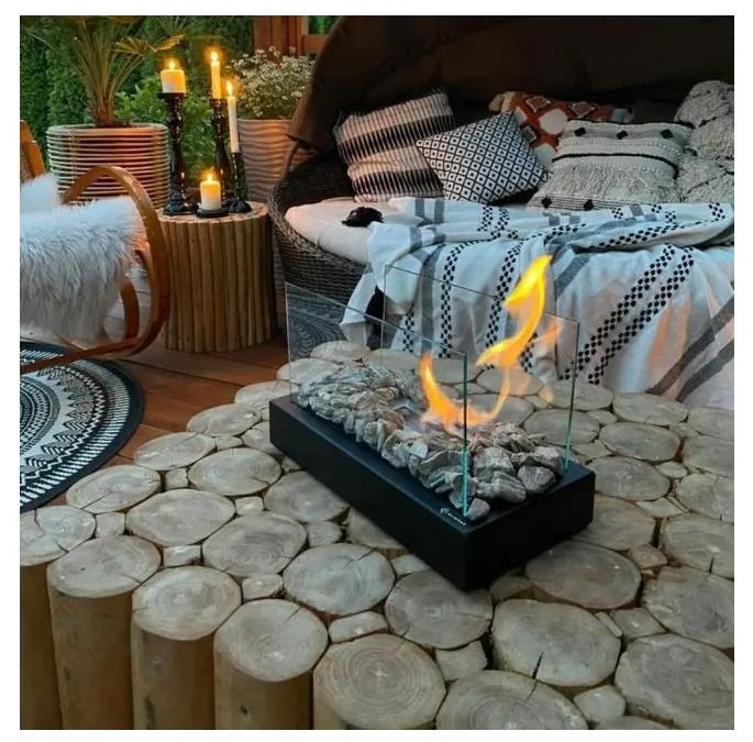 Kratki GALINA/TUV - BIO kandalló GALINA 21,8x35,4 cm 1kW fekete