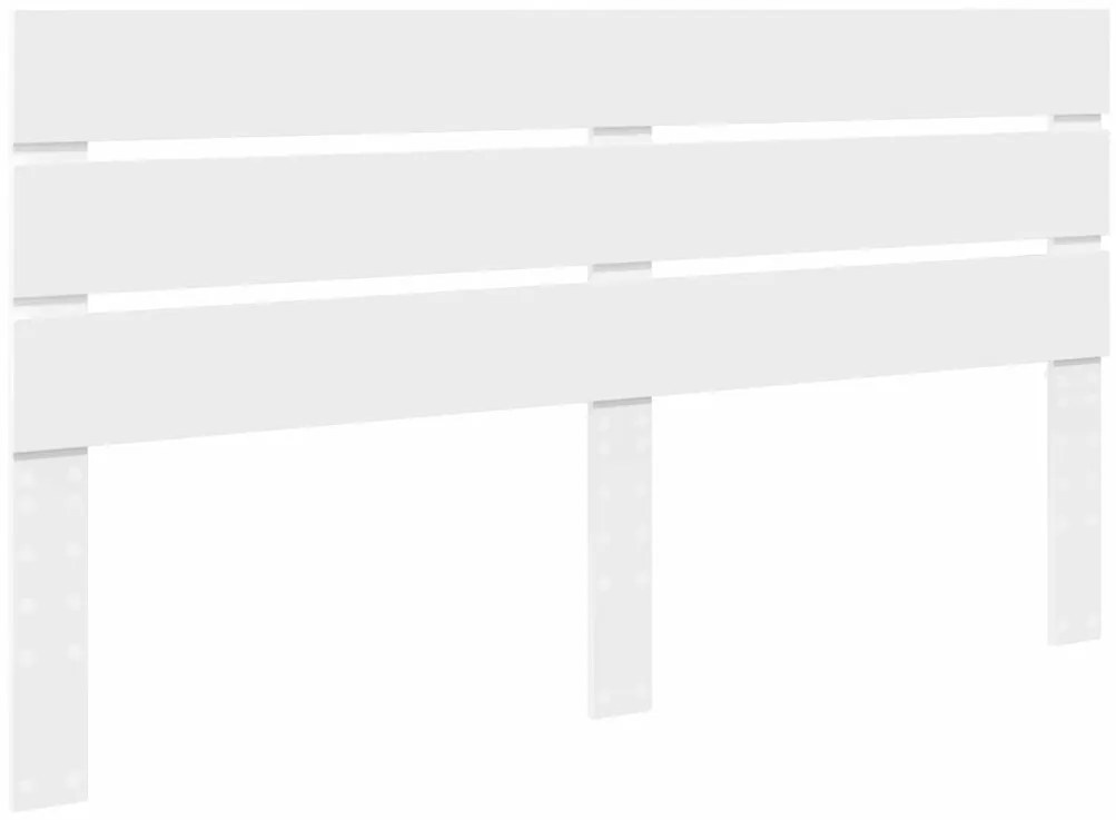 vidaXL Ágykeret fiókkal fejtámlával Fehér 180 x 200 cm Faanyag