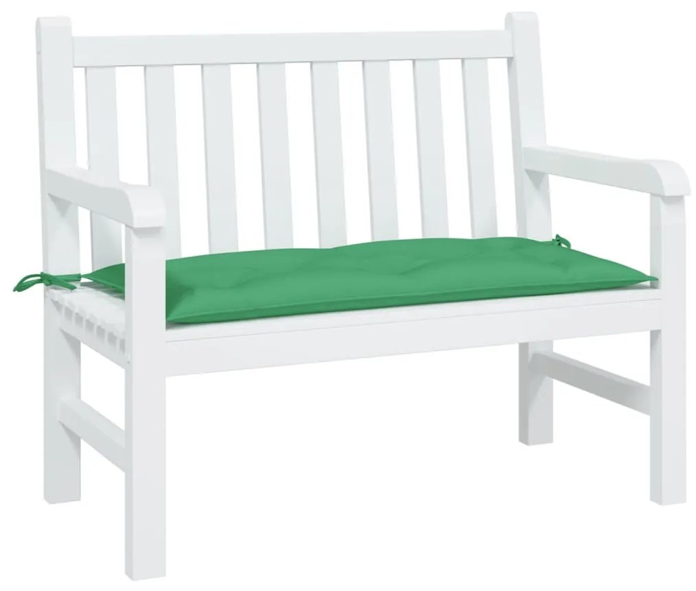 zöld oxford szövet kerti padpárna 110 x 50 x 7 cm