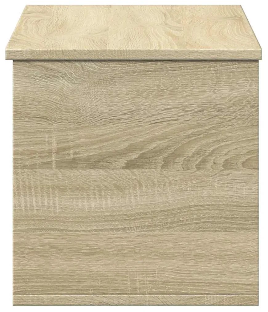 sonoma tölgy színű szerelt fa tárolóláda 90 x 35 x 35 cm
