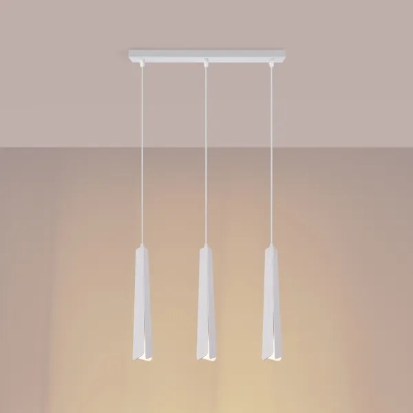 Sollux SL.1399 - Csillár zsinóron PRYSM 3xG9/8W/230V fehér