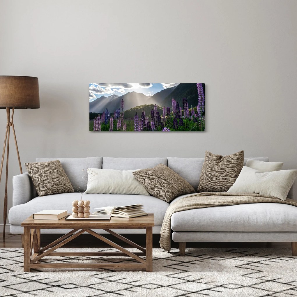 Kép - Csillagfürt táj (120x50 cm)