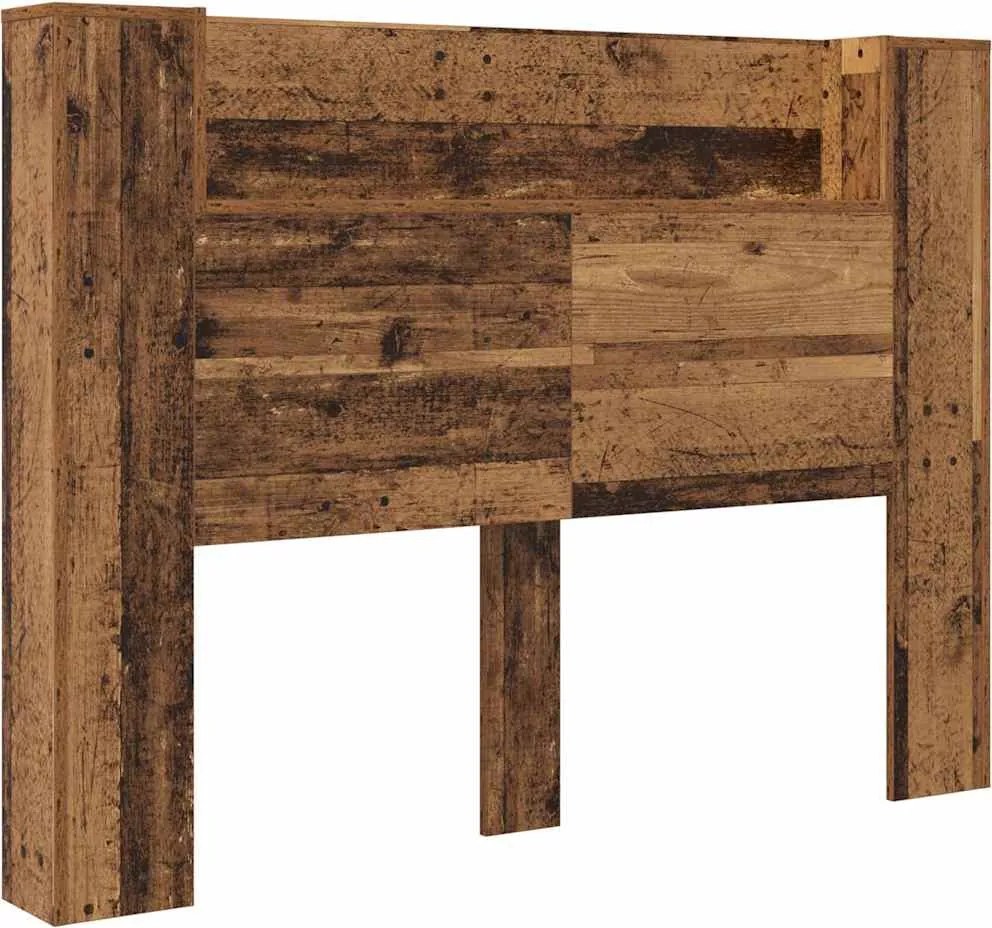 vidaXL Heaboard Öreg fa 140 x 16,5 x 103,5 cm Faanyag