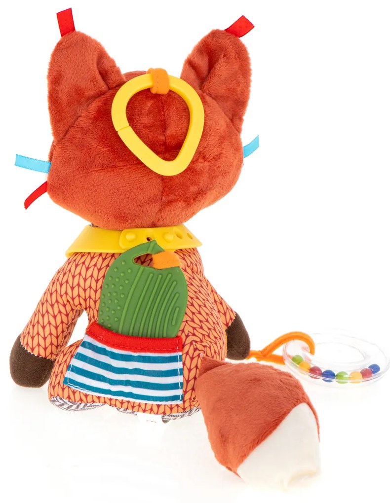 KIK Plüss róka csörgővel, KX6527