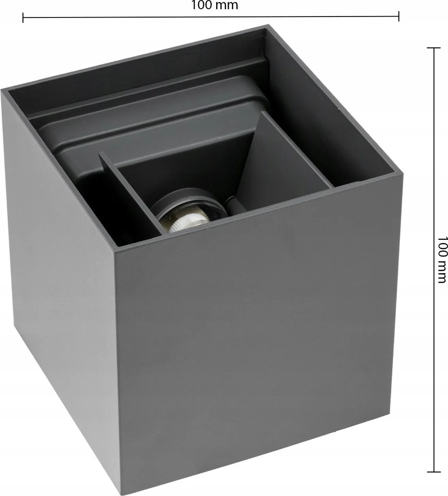 Fali kerti lámpa Led G9 Homlokzati fali lámpa Kültéri Felső Alsó