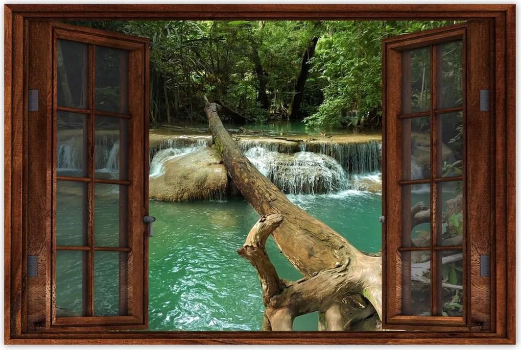 Poszterek 90x60 Thaiföldi vízesés