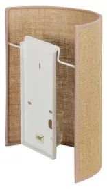 Duolla - Fali lámpa YUTE 1xE27/15W/230V átm. 20 cm barna