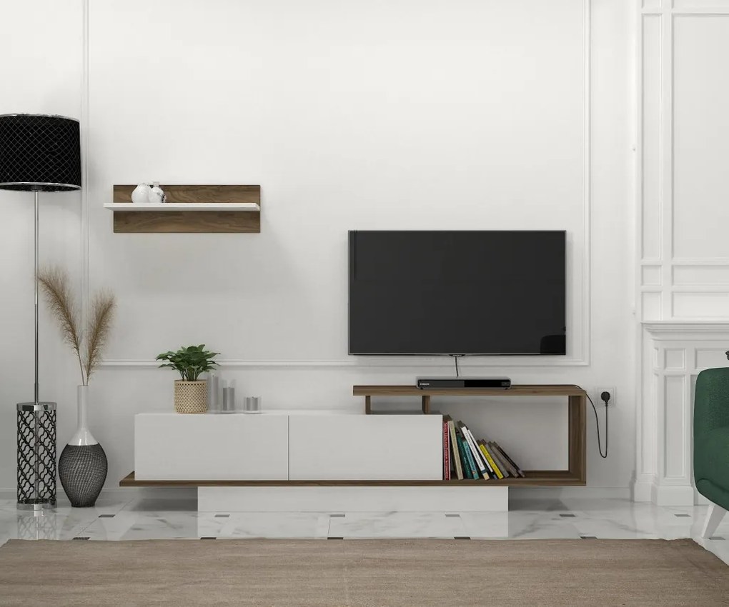Asos - White, Walnut