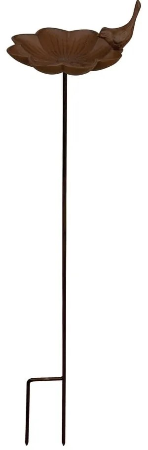 Madár figurás öntöttvas álló madáretető, magasság 91 cm - Esschert Design