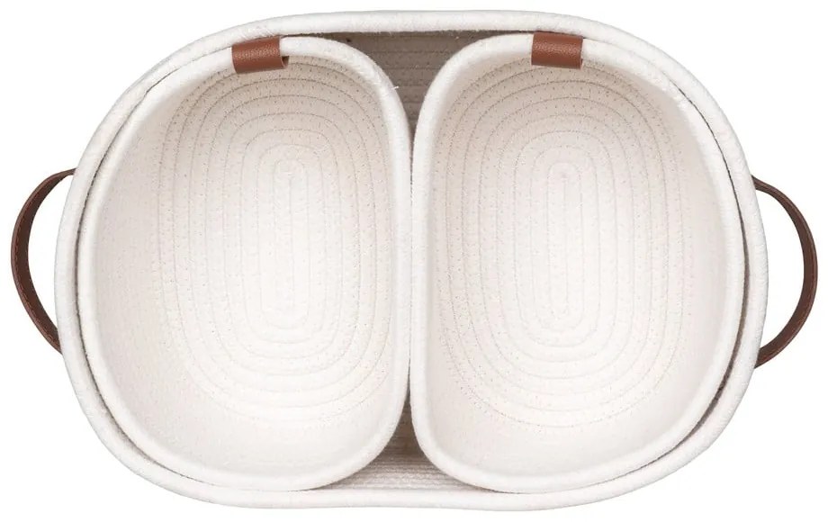 Fürdőszobai textil tárolókosár szett 3 db-os 35x25x13 cm Jarana – House Nordic