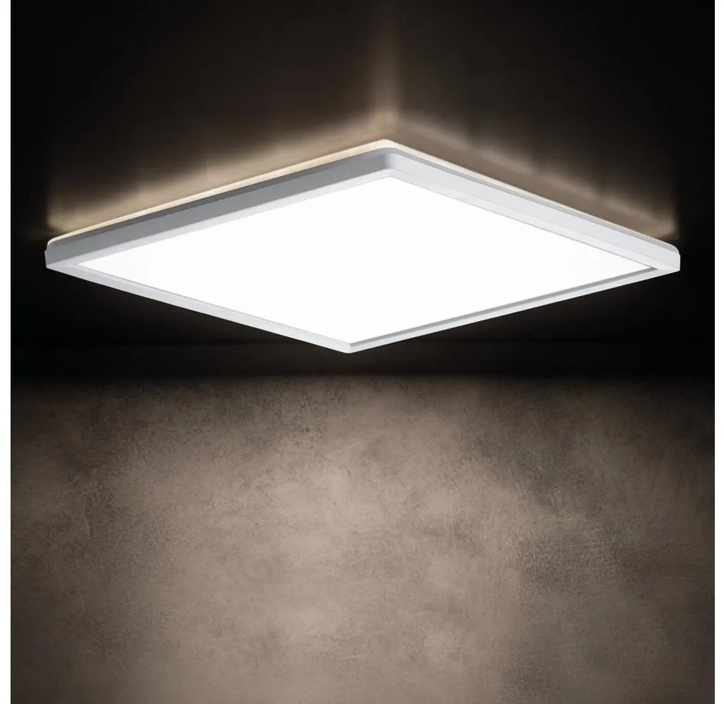 Kanlux 31530 - LED mennyezeti lámpatest AZPO LED/12,3W/230V 22,5x22,5 cm IP54 fehér