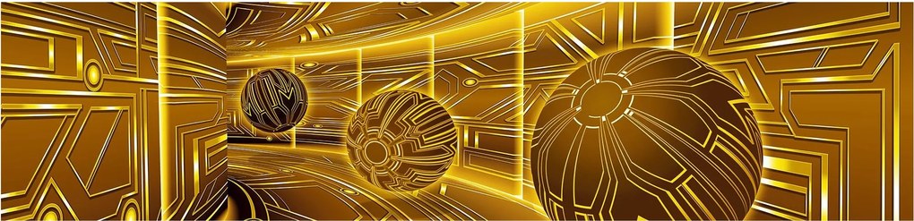 Fotótapéta Alagút Geometria Fény Gömb minták Futurizmus 250x60 +ragasztó