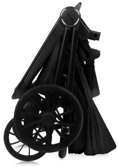 Lionelo - Kombinált 2 az 1-ben babakocsi MIKA PLUS Fekete ónix