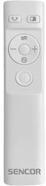 Sencor - Lapát nélküli padlóventilátor 50W/230V fehér + távirányítás