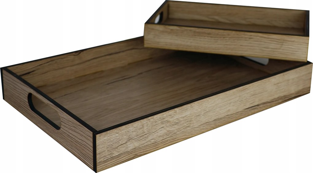 Tálca, Tálca Nagy És Kis Sonoma Tölgy